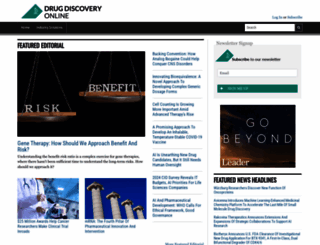 drugdiscoveryonline.com screenshot