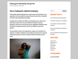drugfreeworkplaceonline.org screenshot