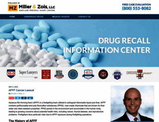 drugrecalllawyerblog.com screenshot