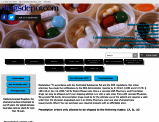 drugsdepot.com screenshot