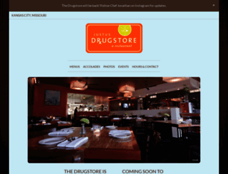 drugstorerestaurant.com screenshot