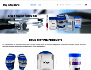 drugtestingsource.com screenshot
