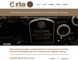 drukarniaaria.pl screenshot