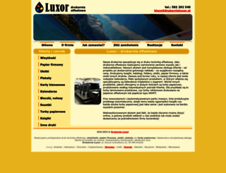 drukarnialuxor.pl screenshot