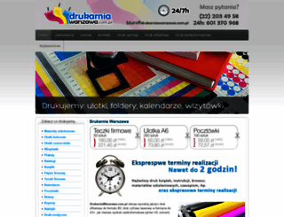 drukarniawarszawa.com.pl screenshot