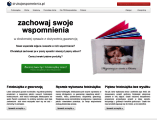 drukujwspomnienia.pl screenshot