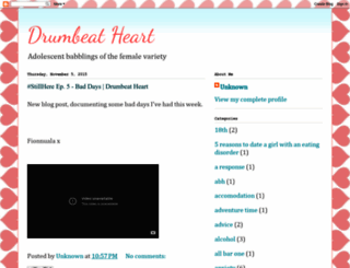 drumbeat-heart.blogspot.ie screenshot
