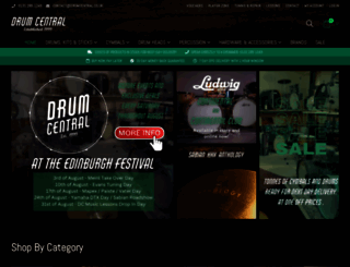 drumcentral.co.uk screenshot