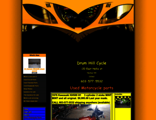 drumhillcycle.com screenshot