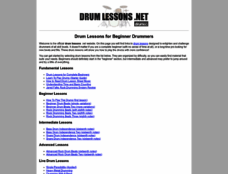 drumlessons.net screenshot