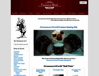 drummersworld.com screenshot