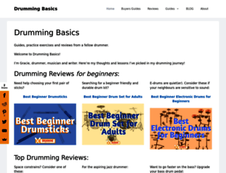 drummingbasics.com screenshot