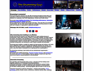 drummingguys.co.za screenshot