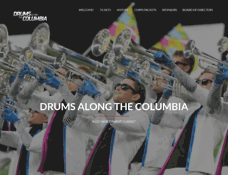 drumsalongthecolumbia.org screenshot
