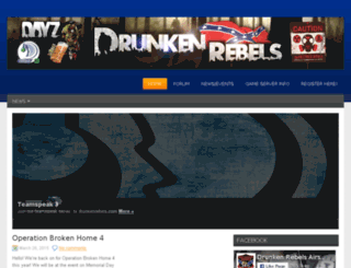 drunkenrebels.com screenshot