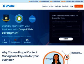drupal.dotsquares.com screenshot