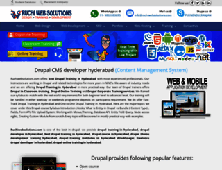 drupal.ruchiwebsolutions.com screenshot