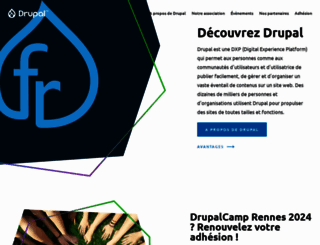 drupalfr.org screenshot