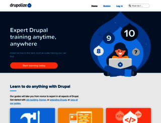 drupalize.me screenshot