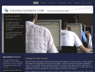 drupaltherapy.com screenshot