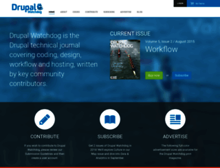 drupalwatchdog.com screenshot