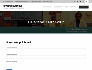 drvishalduttgour.com screenshot