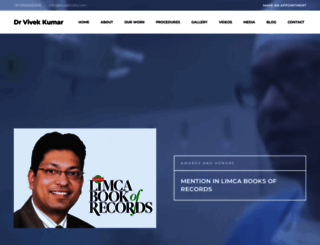 drvivekkumar.com screenshot