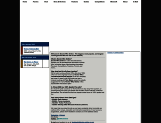 drwho-online.co.uk screenshot
