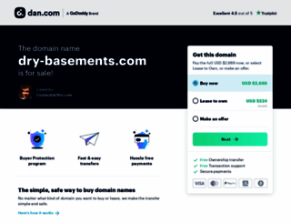 dry-basements.com screenshot