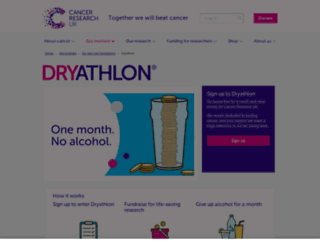 dryathlon.org.uk screenshot