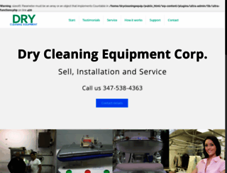 drycleaningequipmentcorp.com screenshot