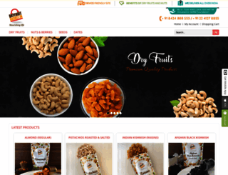 dryfruitbasket.in screenshot
