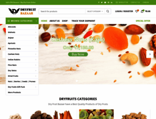 dryfruitbazaar.com screenshot