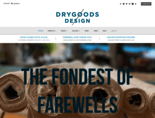 drygoodsdesignonline.com screenshot