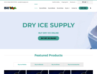 dryicesupply.co.uk screenshot