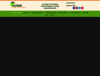 drytechroofingcompany.com screenshot