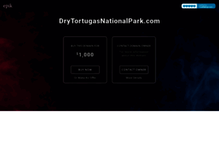 drytortugasnationalpark.com screenshot