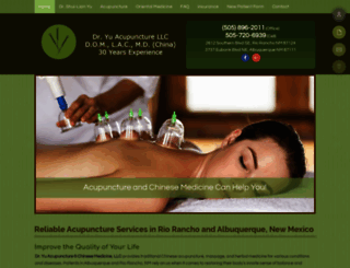 dryuacupuncture.com screenshot