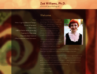 drzoewilliams.com screenshot