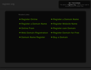 dsa.register.org screenshot