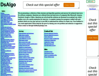 dsalgo.com screenshot