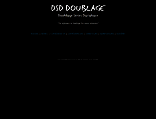 dsd-doublage.com screenshot