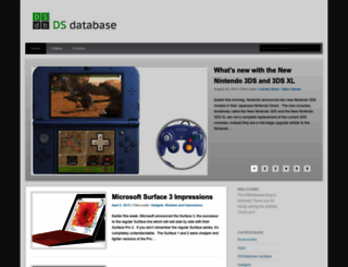 dsdatabase.org screenshot