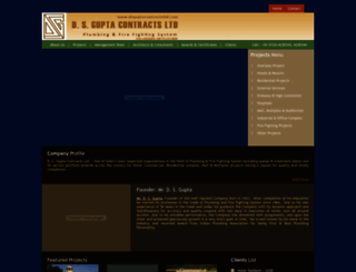 dsguptacontractsltd.com screenshot