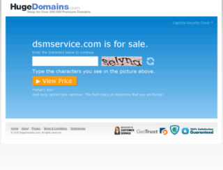 dsmservice.com screenshot