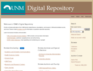 dspace.unm.edu screenshot