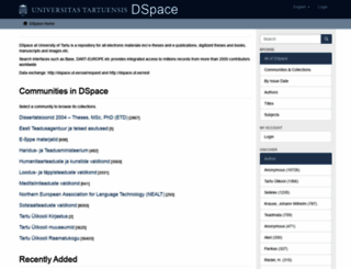 dspace.utlib.ee screenshot