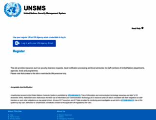 dss.un.org screenshot