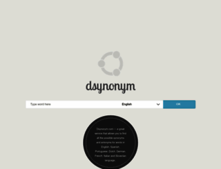 dsynonym.com screenshot