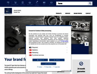 dt-spareparts.com screenshot